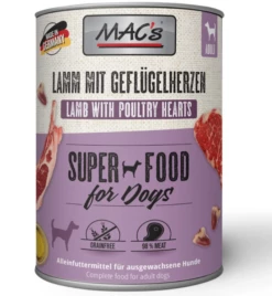 MAC's Dog 6x800g Dose Mit Lamm Und Geflügelherzen