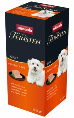 Animonda Vom Feinsten Adult Mixpaket Mit Geflügel Und Kalb 6x150g