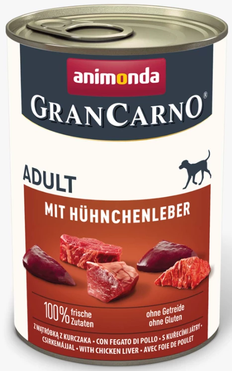 Animonda GranCarno Adult 12x400g Mit Hühnerleber 3 Animonda GranCarno Adult 12x400g Mit Hühnerleber