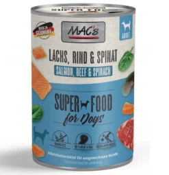 MAC's Dog 6x400g Dose Mit Lachs, Rind Und Spinat