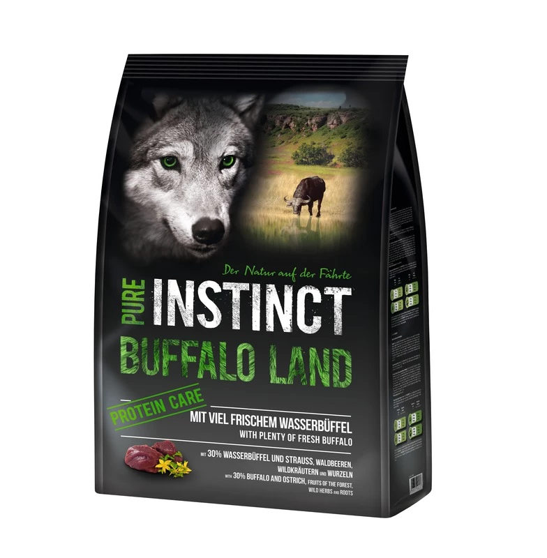 PURE INSTINCT PROTEIN CARE Buffalo Land 4kg Beutel Mit Büffel Und Strauß