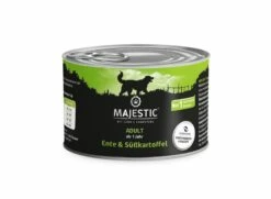 MAJESTIC Hund 6x200g Dose Mit Ente Und Süßkartoffel