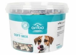 Arriba Hundesnack Soft-Mix 9 Sorten 1,8kg Im Eimer