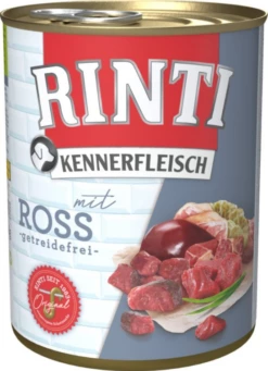 RINTI KENNERFLEISCH 12x800g Dose Mit Ross