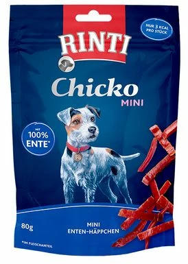 RINTI Chicko Mini 12x80g Mit Ente 3 RINTI Chicko Mini 12x80g Mit Ente