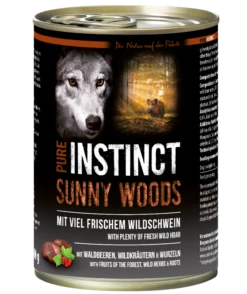 PURE INSTINCT Sunny Woods 6x400g Dose Mit Wildschwein -Haustierzubehör Verkäufe 2024 bcda759bcacfc5024a046d7a30ed54ec pi sunny woods 400g preview