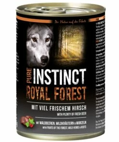 PURE INSTINCT Royal Forest 6x400g Dose Mit Hirsch