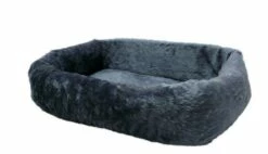 SILVIO DESIGN Tiersofa De Luxe 45x35x12cm In Blau