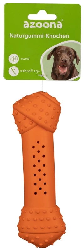 Azoona® Hundespielzeug Klickknochen 18cm 3 Azoona® Hundespielzeug Klickknochen 18cm