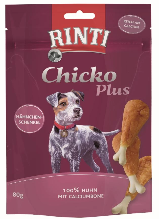 RINTI ChickoPlus 80g Hähnchenschenkel 3 RINTI ChickoPlus 80g Hähnchenschenkel