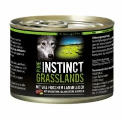 PURE INSTINCT Grasslands 6x200g Dose Mit Lamm