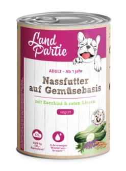LandPartie Hund Adult 6x400g Dose Auf Gemüsebasis Mit Zucchini & Roten Linsen -Haustierzubehör Verkäufe 2024 cf0bdb7ad11ce5f758ac8b0a733f8419 landpartie adult vegan zucchini rote linsen 400g preview