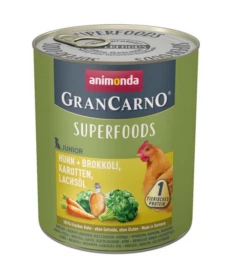Animonda GranCarno Junior 6x800g Mit Huhn, Brokkoli, Karotten Und Leinöl