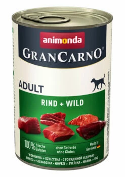 Animonda GranCarno Adult 6x400g Dose Mit Rind Und Wild