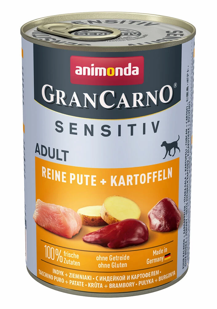 Animonda GranCarno Sensitiv 6x400g Dose Mit Pute Und Kartoffeln 3 Animonda GranCarno Sensitiv 6x400g Dose Mit Pute Und Kartoffeln