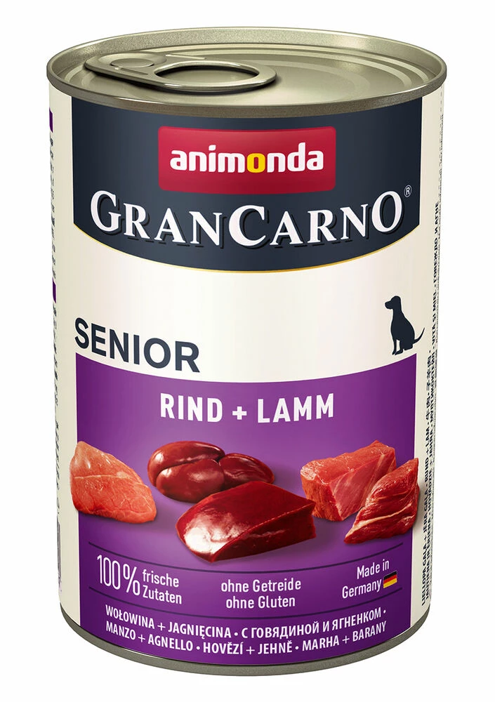 Animonda GranCarno Senior 6x400g Dose Mit Rind Und Lamm 3 Animonda GranCarno Senior 6x400g Dose Mit Rind Und Lamm
