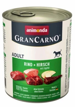 Animonda GranCarno Adult 6x800g Dose Rind Und Hirsch Mit Apfel