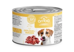 Arriba 6x200g Dose Mit Geflügelherzen