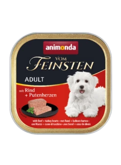 Animonda Vom Feinsten Classic Adult 22x150g Schale Mit Rind Und Putenherzen