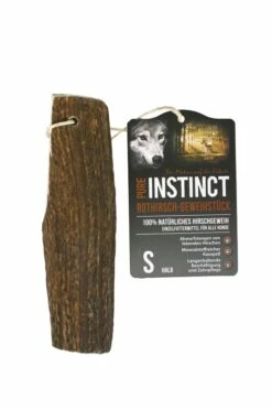 PURE INSTINCT Hundesnack Rothirsch-Geweihstück Halb S (50-80g)