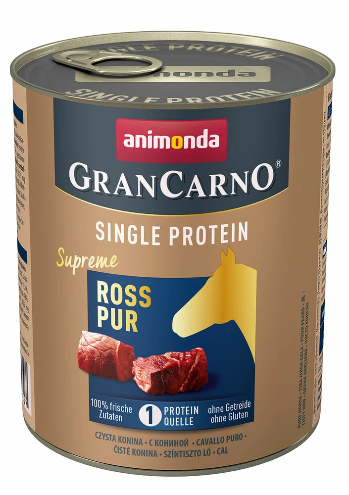 Animonda GranCarno Single Protein Supreme 6x800g Mit Ross Pur 4 Animonda GranCarno Single Protein Supreme 6x800g Mit Ross Pur – Bild 2