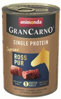 Animonda GranCarno Single Protein Supreme 6x800g Mit Ross Pur