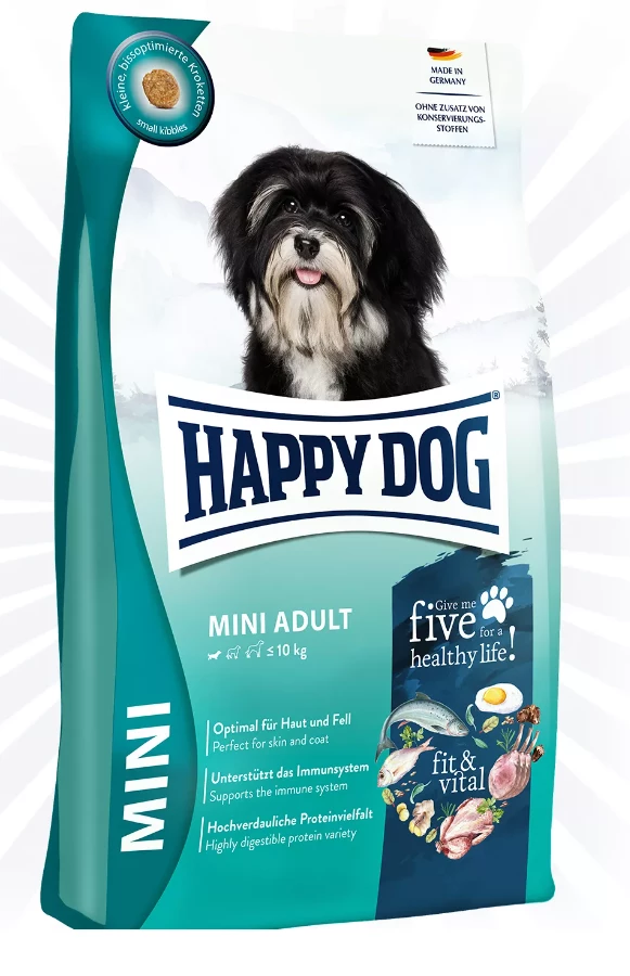HAPPY DOG Adult Mini Fit & Vital 800g 3 HAPPY DOG Adult Mini Fit & Vital 800g
