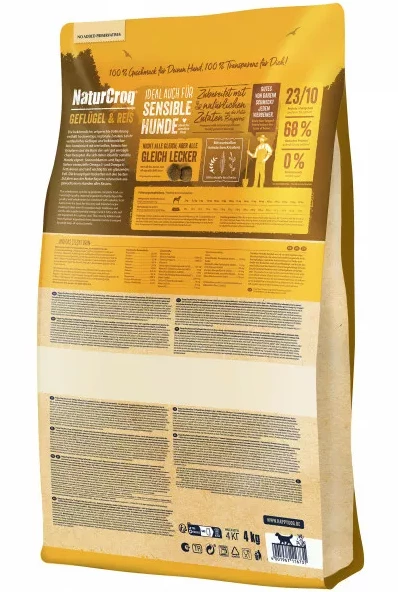 HAPPY DOG NaturCroq Geflügel Und Reis 11kg 4 HAPPY DOG NaturCroq Geflügel Und Reis 11kg – Bild 2