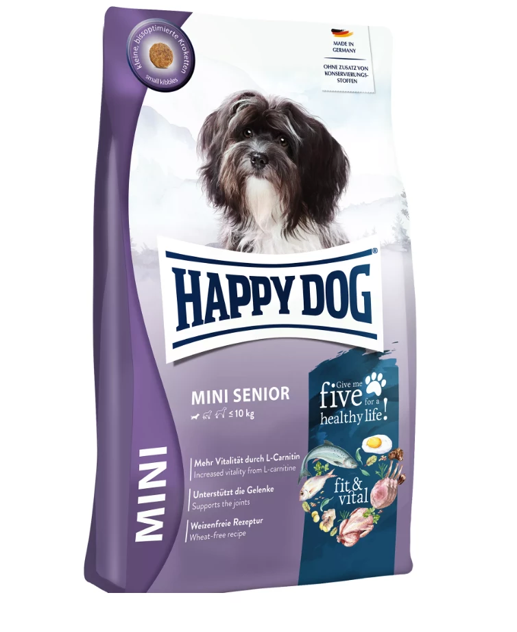 HAPPY DOG Senior Mini Fit & Vital 300g 3 HAPPY DOG Senior Mini Fit & Vital 300g