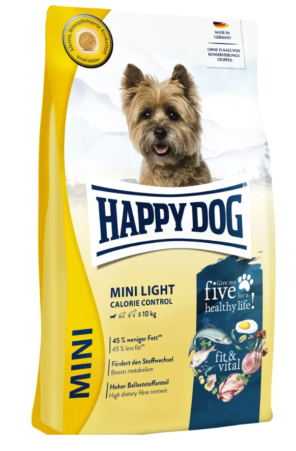 HAPPY DOG Mini Light Fit & Vital 300g 3 HAPPY DOG Mini Light Fit & Vital 300g