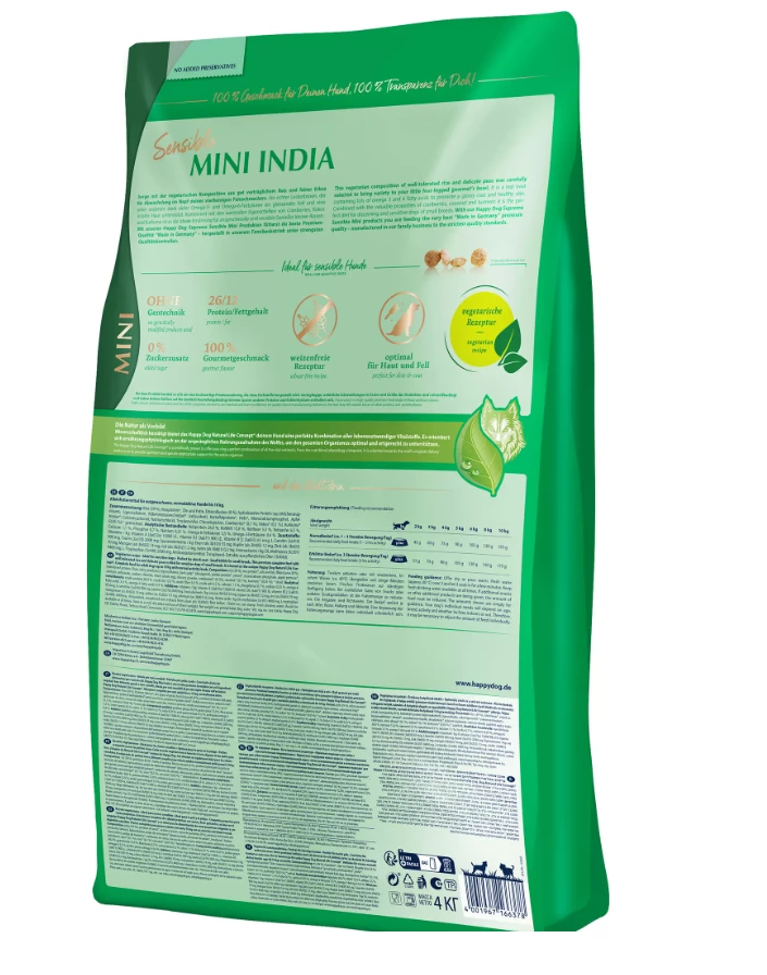 HAPPY DOG Sensible Mini India 4kg 4 HAPPY DOG Sensible Mini India 4kg – Bild 2