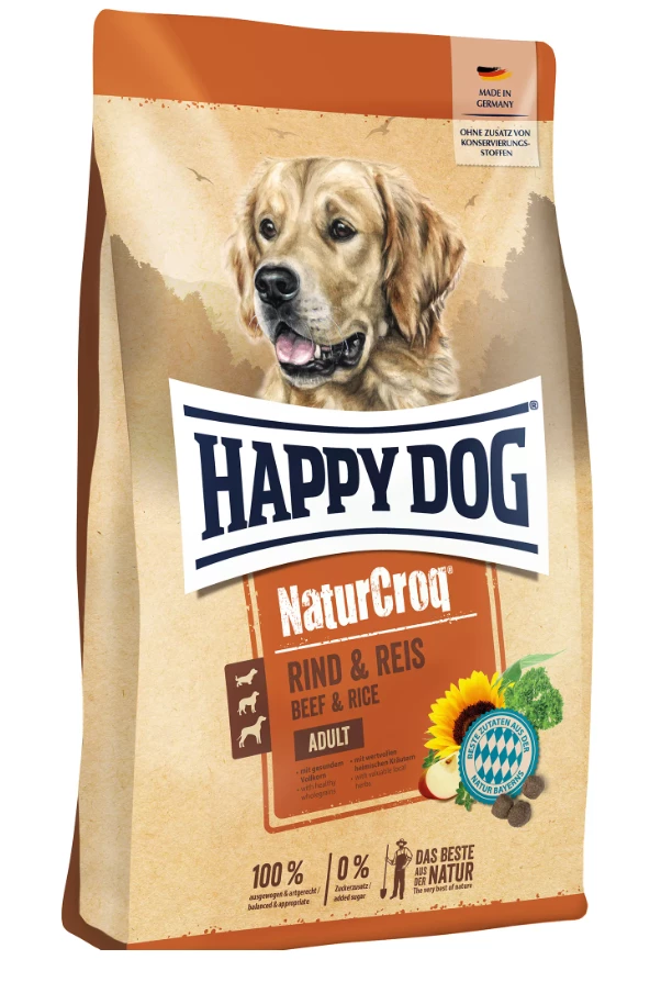 HAPPY DOG NaturCroq Adult Mit Rind Und Reis 11kg 3 HAPPY DOG NaturCroq Adult Mit Rind Und Reis 11kg