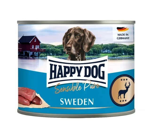 HAPPY DOG Sensible 6x200g Sweden Wild 3 HAPPY DOG Sensible 6x200g Sweden Wild