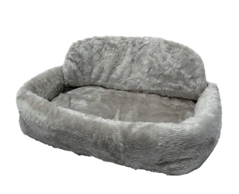 SILVIO DESIGN Tiersofa De Luxe Mit Kissen Gr. M In Grau 3 SILVIO DESIGN Tiersofa De Luxe Mit Kissen Gr. M In Grau