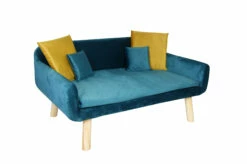 SILVIO DESIGN Hundesofa Nando 68x55x24cm In Petrol -Haustierzubehör Verkäufe 2024 hundesofanando1