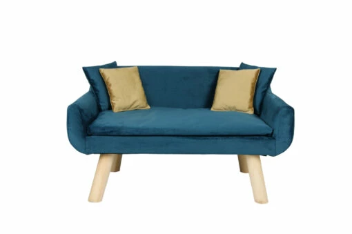 SILVIO DESIGN Hundesofa Nando 40x60x24cm In Petrol -Haustierzubehör Verkäufe 2024 hundesofapetrol