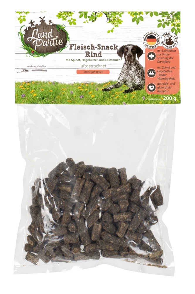 LandPartie Fleisch-Snack Mit Rind 200g 3 LandPartie Fleisch-Snack Mit Rind 200g