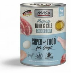 MAC's Dog Puppy 6x800g Dose Mit Huhn Und Kalb