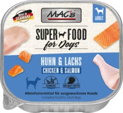 MAC's Dog 10x150g Schale Mit Lachs Und Hühnchen