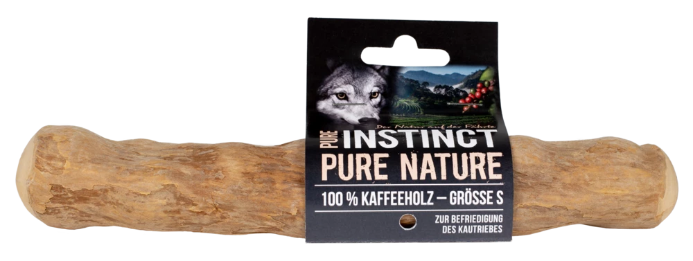 PURE INSTINCT Hundekausnack Kaffeeholz S (140-200g) 3 PURE INSTINCT Hundekausnack Kaffeeholz S (140-200g)