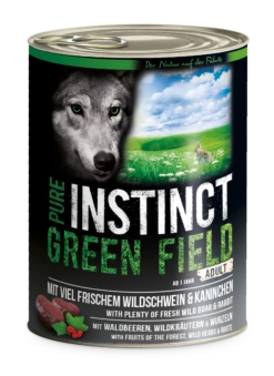 PURE INSTINCT Green Field 6x800g Dose Mit Wildschwein & Kaninchen