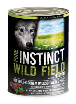 PURE INSTINCT Wild Field 6x800g Dose Mit Wildschwein & Hase