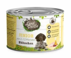 LandPartie Hund Junior 6x200 Dosen Mit Hühnchen -Haustierzubehör Verkäufe 2024 q5b4945066207e94938d3590638008d6 landpartie junior hhnchen 200g 160913 sagaflor ag web 4056727113963