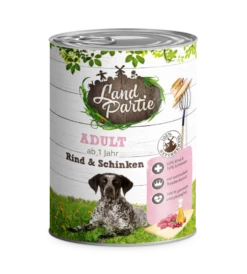 LandPartie Hund Adult 6x800g Dosen Mit Rind Und Schinken -Haustierzubehör Verkäufe 2024 q5ba12a259613cd382d93d3fcee2b9aa landpartie adult schinken 800g preview