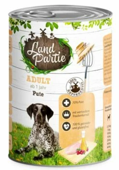 LandPartie Hund Adult 6x400g Dosen Mit Pute