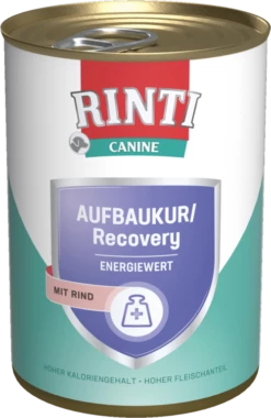RINTI Canine Aufbaukur/Recovery 12x400g Dose Mit Rind