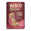 RINTI Gold 10x100g Pouch Mit Huhn Und Rind 1 RINTI Gold 10x100g Pouch Mit Huhn Und Rind -Haustierzubehör Verkäufe 2024 rintigold