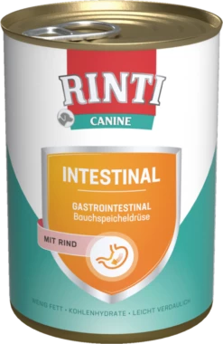 RINTI Canine Intestinal / Bauchspeicheldrüse 12x400g Mit Rind
