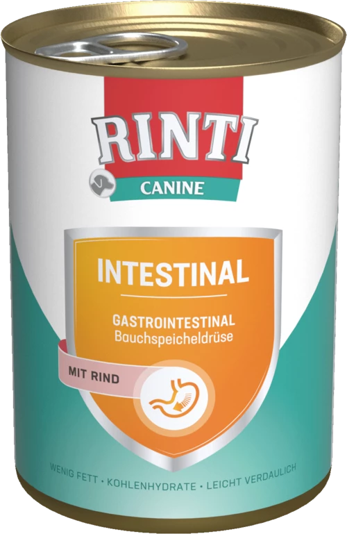 RINTI Canine Intestinal / Bauchspeicheldrüse 12x400g Mit Rind 3 RINTI Canine Intestinal / Bauchspeicheldrüse 12x400g Mit Rind