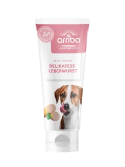 Arriba Hundesnack Delikatess Leberwurst 75g